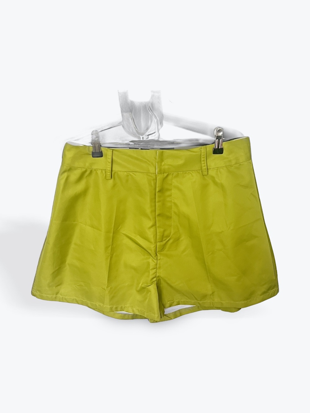 Micas High-Waist Lime Green Shorts